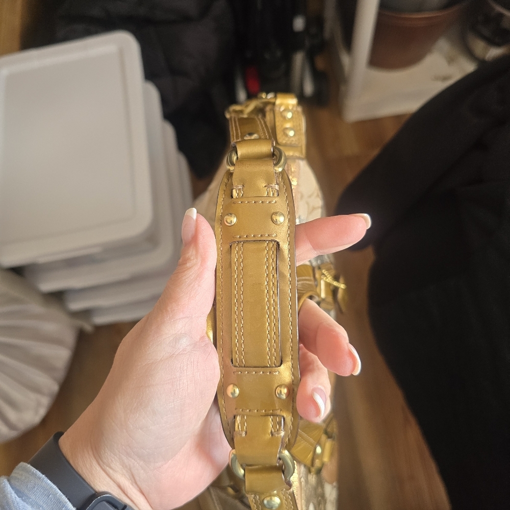 Coach Ashley Multicolor Patchwork Shoulder Bag - image 8